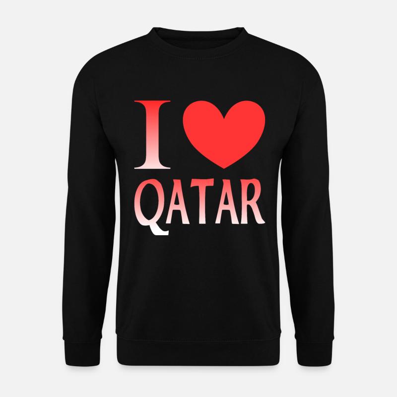 Ich liebe Katar - Unisex Pullover - Schwarz