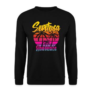 Sentosa Singapore - Unisex Pullover - Schwarz - Vorne - Alina (178cm) & Michal (187cm)