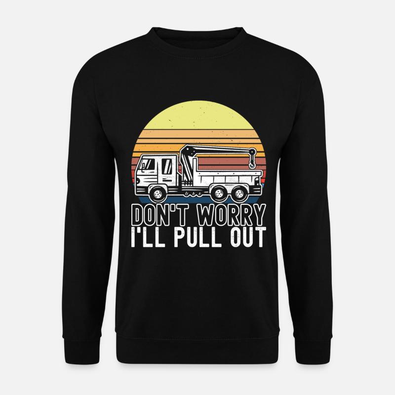 Tow truck towing service - Unisex Sweatshirt - black
