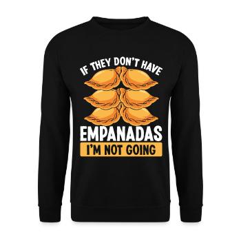 Empada Lover S’ils n’ont pas Empanadas ColombiaE - Sweat-shirt Unisexe - noir - Devant - Alina (178cm) & Michal (187cm)