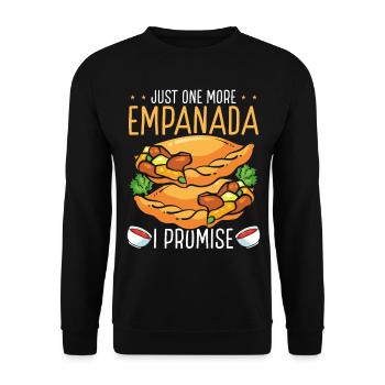Empada Lover Juste une autre Empanadas Colombie - Sweat-shirt Unisexe - noir - Devant - Alina (178cm) & Michal (187cm)