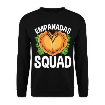 Empada Lover Empanadas Squad Maker Colombie - Sweat-shirt Unisexe - noir - Devant - Alina (178cm) & Michal (187cm)