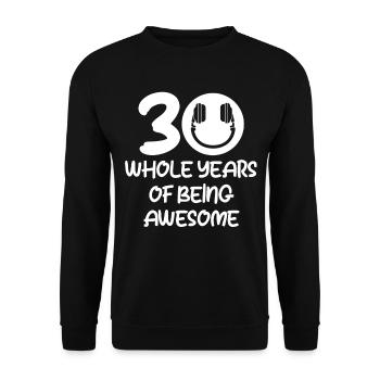 DJ Auftritt Auflegen - Unisex Pullover - Schwarz - Vorne - Alina (178cm) & Michal (187cm)