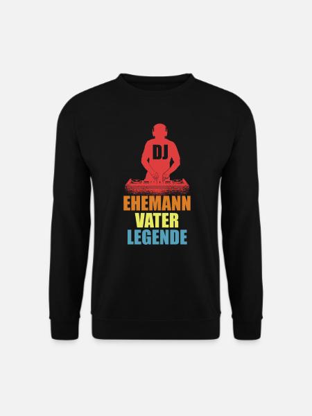 DJ Auftritt Auflegen - Unisex Pullover - Schwarz