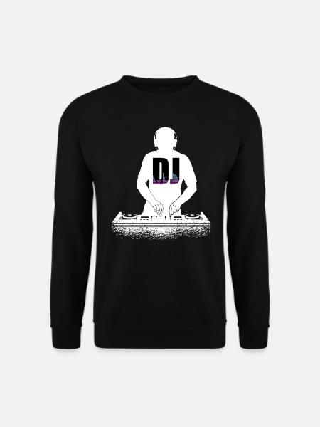 DJ Auftritt Auflegen - Unisex Pullover - Schwarz