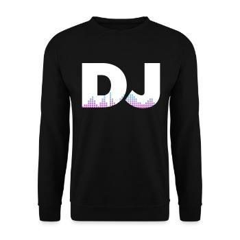 DJ Auftritt Auflegen - Unisex Pullover - Schwarz - Vorne - Alina (178cm) & Michal (187cm)