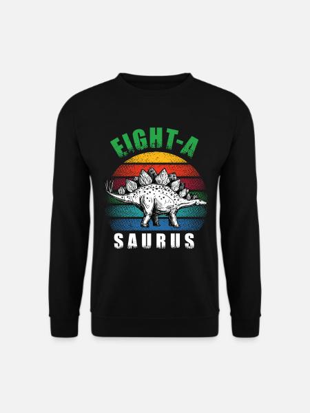 Eight-A Saurus - Sweat-shirt Unisexe - noir