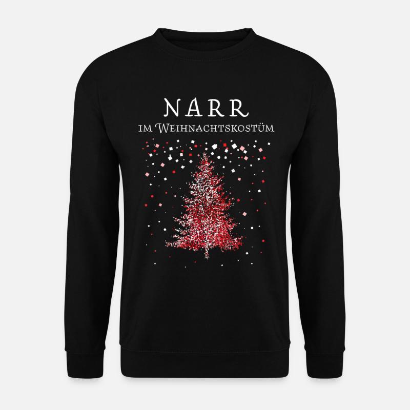 Karnevalfan Fasnacht Konfetti Weihnachtsmuffel - Unisex Pullover - Schwarz