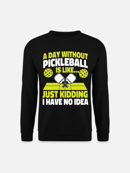 Pickleball Un jour sans - Sweat-shirt Unisexe - noir