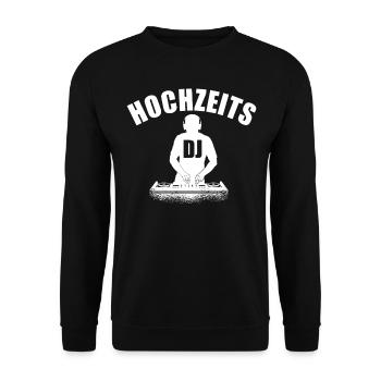 DJ Auftritt Auflegen - Unisex Pullover - Schwarz - Vorne - Alina (178cm) & Michal (187cm)