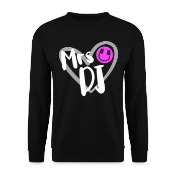 DJ Auftritt Auflegen - Unisex Pullover - Schwarz - Vorne - Alina (178cm) & Michal (187cm)