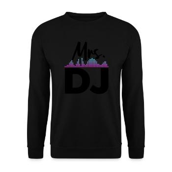 DJ Auftritt Auflegen - Unisex Pullover - Schwarz - Vorne - Alina (178cm) & Michal (187cm)