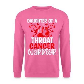Throat Cancer Awareness Month Daughter - Unisex Sweatshirt - pink - Front