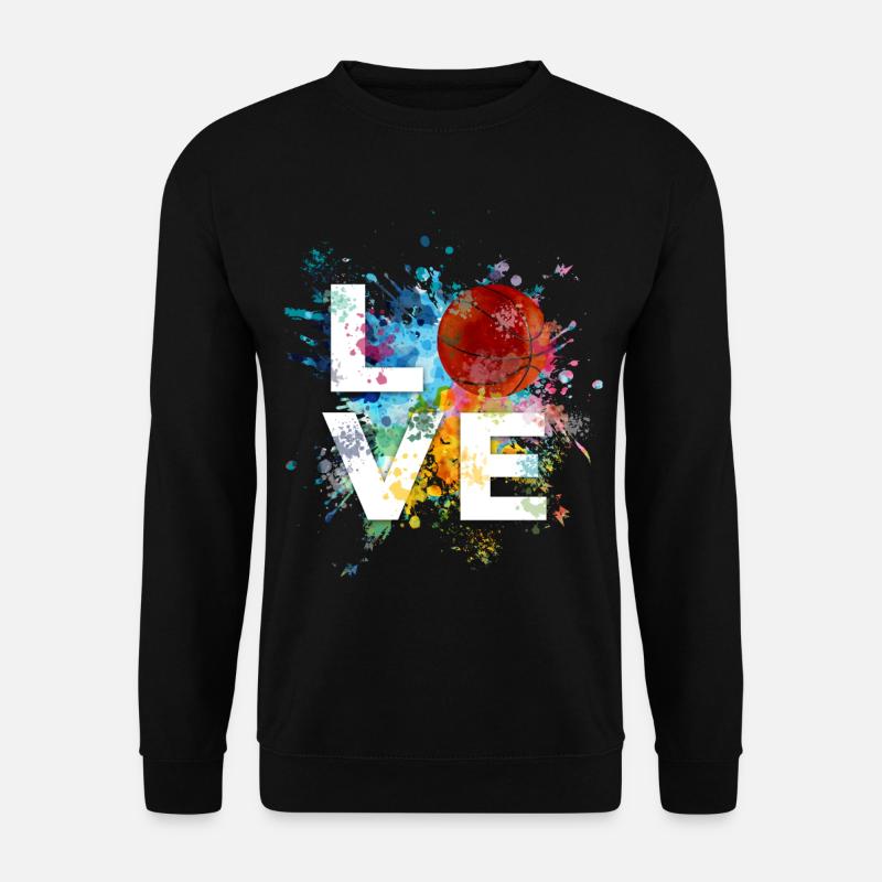 Baskteball Love - Unisex Sweatshirt - black