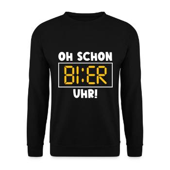 Dictons de bière drôle - Sweat-shirt Unisexe - noir - Devant - Alina (178cm) & Michal (187cm)