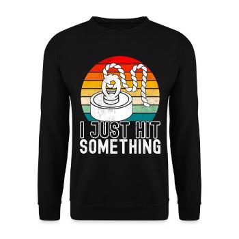 Magnet Fischer Magnet Pêche - Sweat-shirt Unisexe - noir - Devant - Alina (178cm) & Michal (187cm)