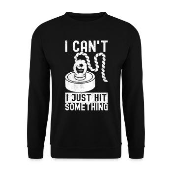 Magnet Fischer Magnet Pêche - Sweat-shirt Unisexe - noir - Devant - Alina (178cm) & Michal (187cm)