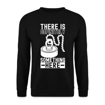Magnet Fischer Magnet Pêche - Sweat-shirt Unisexe - noir - Devant - Alina (178cm) & Michal (187cm)