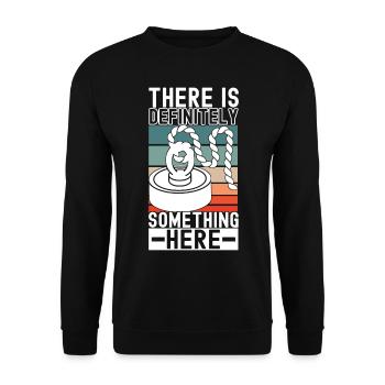 Magnet Fischer Magnet Pêche - Sweat-shirt Unisexe - noir - Devant - Alina (178cm) & Michal (187cm)