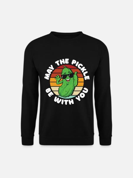 Que le cornichon soit avec vous - Sweat-shirt Unisexe - noir