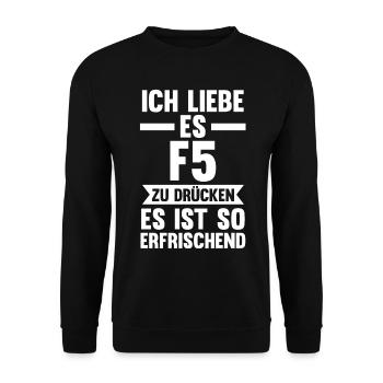 Administrator Informatiker Programmierer Admin - Unisex Pullover - Schwarz - Vorne - Alina (178cm) & Michal (187cm)