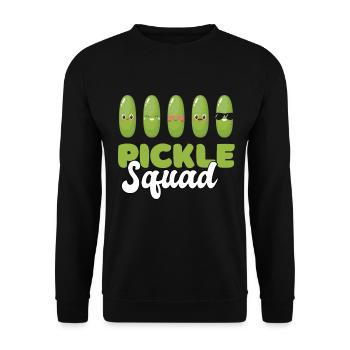 Pickle Squad - Sweat-shirt Unisexe - noir - Devant - Alina (178cm) & Michal (187cm)