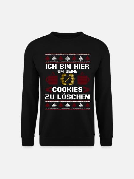 Programmieren Ugly Christmas Weihnachten Programmi - Unisex Pullover - Schwarz