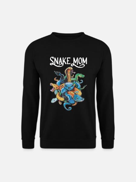 Snake Mom - Unisex Sweatshirt - black