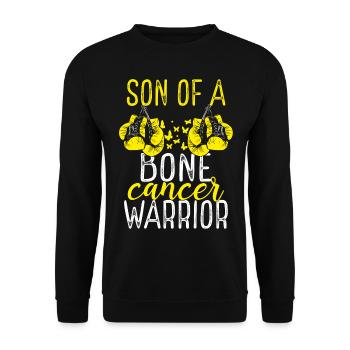 Ruban du Mois de la sensibilisation au cancer des os de Son - Sweat-shirt Unisexe - noir - Devant - Alina (178cm) & Michal (187cm)