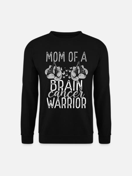Mom Brain Tumor Awareness Mothers Day Mama - Unisex Pullover - Schwarz