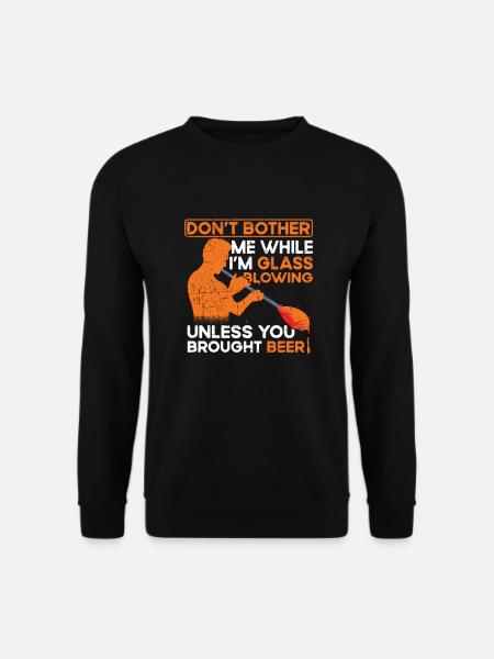 Funny glassblower glassblower - Unisex Sweatshirt - black