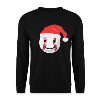 Baseball for Baseball Players - Unisex Sweatshirt - black - Front - Alina (178cm) & Michal (187cm)