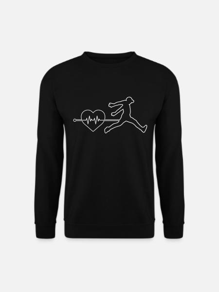 Parkour heartbeat - Unisex Sweatshirt - black