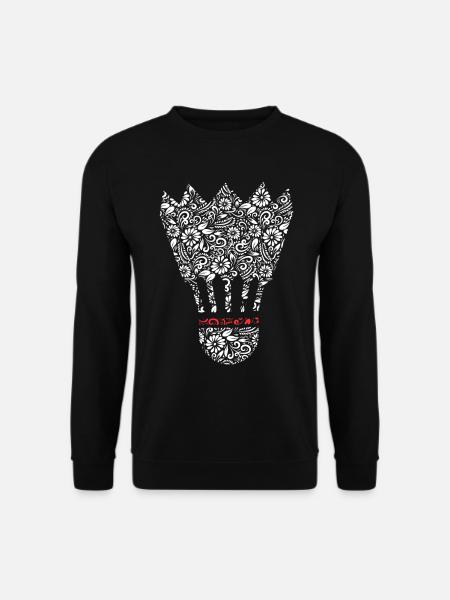 Badminton Shuttlecock For Badminton Enthusiast - Unisex Pullover - Schwarz