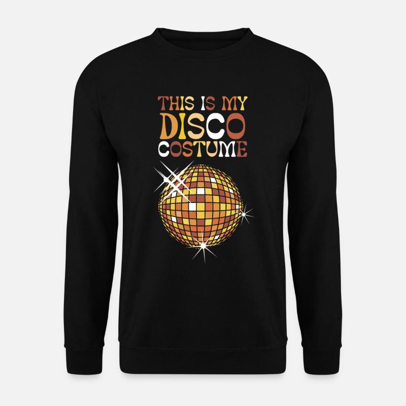 Ceci est mon costume Disco - Sweat-shirt Unisexe - noir