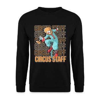 Sécurité du cirque - Sweat-shirt Unisexe - noir - Devant - Alina (178cm) & Michal (187cm)