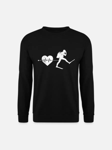 Plongée rythme cardiaque - Sweat-shirt Unisexe - noir