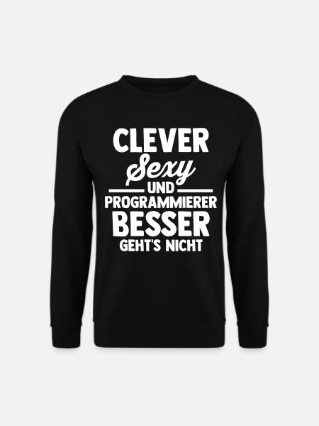 Programmieren Entwickler Coder Programmierer - Unisex Pullover - Schwarz