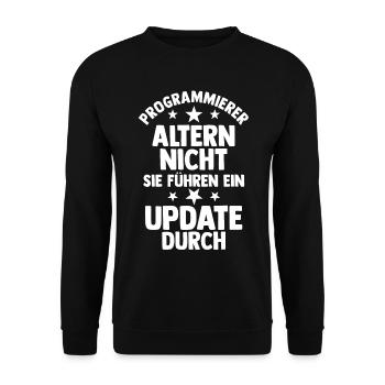 Programmieren Entwickler Coder Programmierer - Unisex Pullover - Schwarz - Vorne - Alina (178cm) & Michal (187cm)