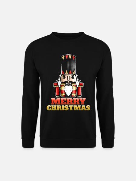 Nutcracker Merry Christmas - Unisex Sweatshirt - black