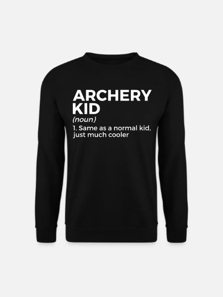 Archer de tir à l’arc - Sweat-shirt Unisexe - noir
