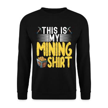 Chercheurs d’or Extraction d’or - Sweat-shirt Unisexe - noir - Devant - Alina (178cm) & Michal (187cm)