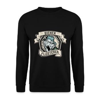 Bee Whisperer - Unisex Sweatshirt - black - Front - Alina (178cm) & Michal (187cm)