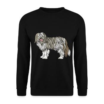 Chien - Sweat-shirt Unisexe - noir - Devant - Alina (178cm) & Michal (187cm)