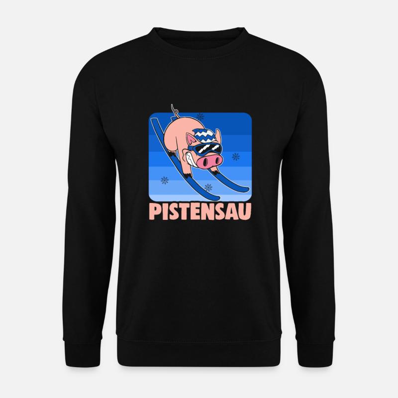 Skier Pistensau Ski - Unisex Sweatshirt - black