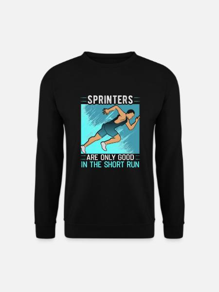 Running Marathon Runner Running - Sweat-shirt Unisexe - noir