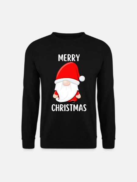 Merry Christmas Funny Christmas Shirt - Unisex Sweatshirt - black