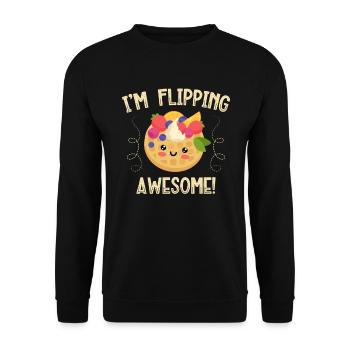 I shoot the fantastic - Unisex Sweatshirt - black - Front - Alina (178cm) & Michal (187cm)