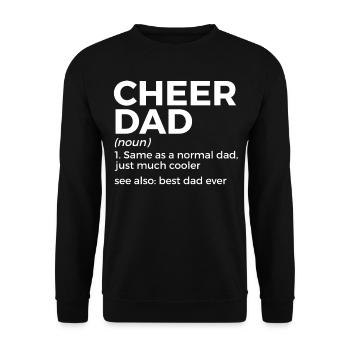 Cheerleader Cheerleading - Unisex Pullover - Schwarz - Vorne - Alina (178cm) & Michal (187cm)