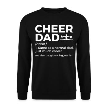 Cheerleader Cheerleading - Unisex Pullover - Schwarz - Vorne - Alina (178cm) & Michal (187cm)